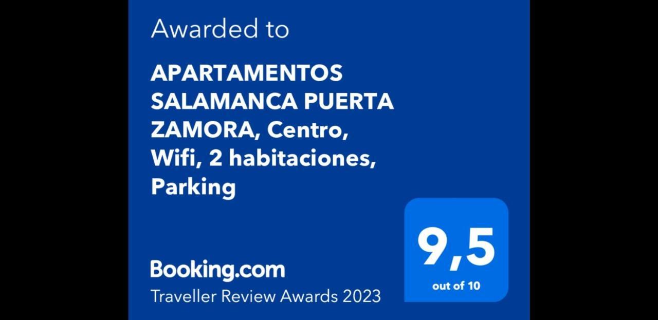 Apartamentos Salamanca Puerta Zamora, Centro, Wifi, 2 Habitaciones, Parking 외부 사진